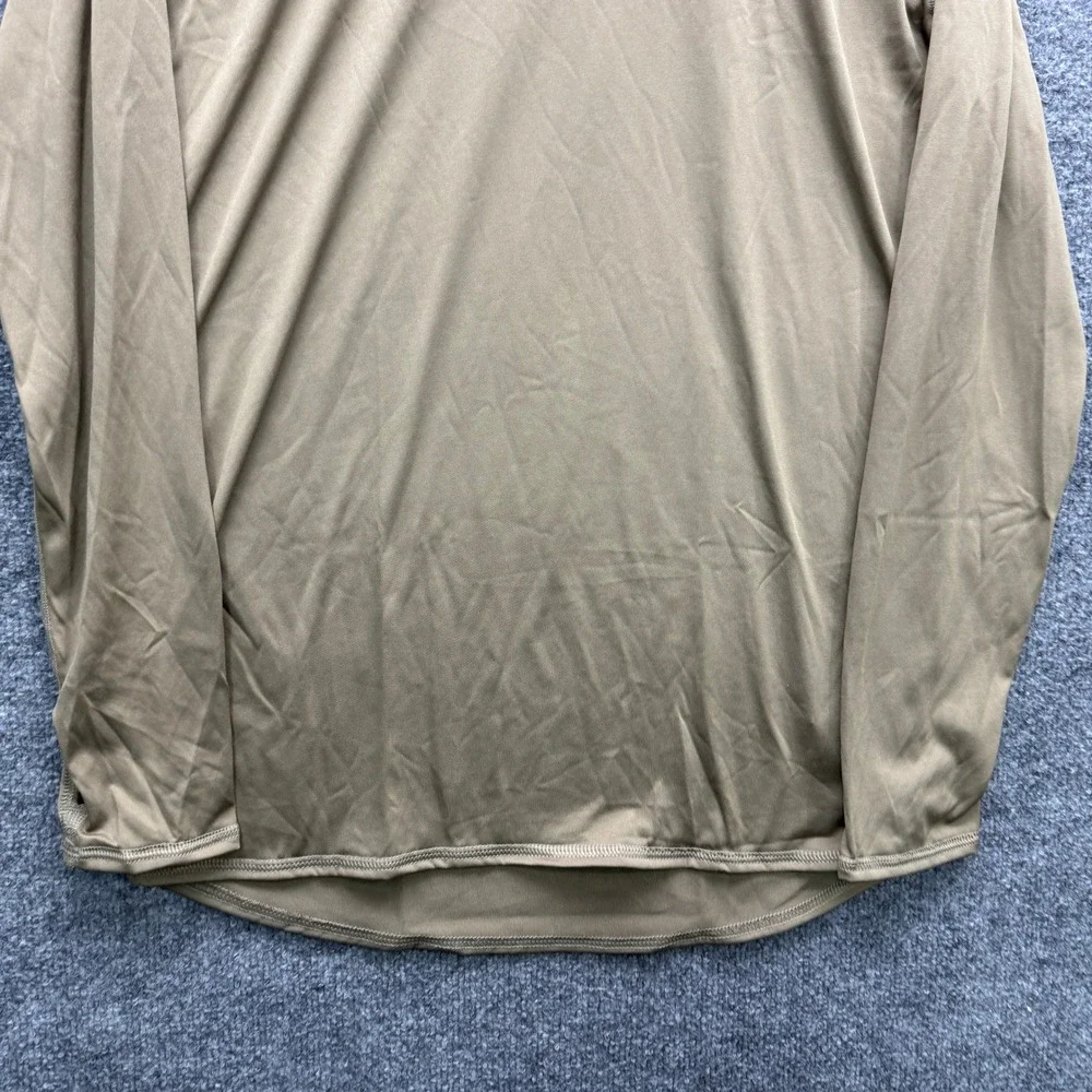 Peckham Gen III Cold Weather Undershirt Mens Small Regular Brown Long Sleeve Tee